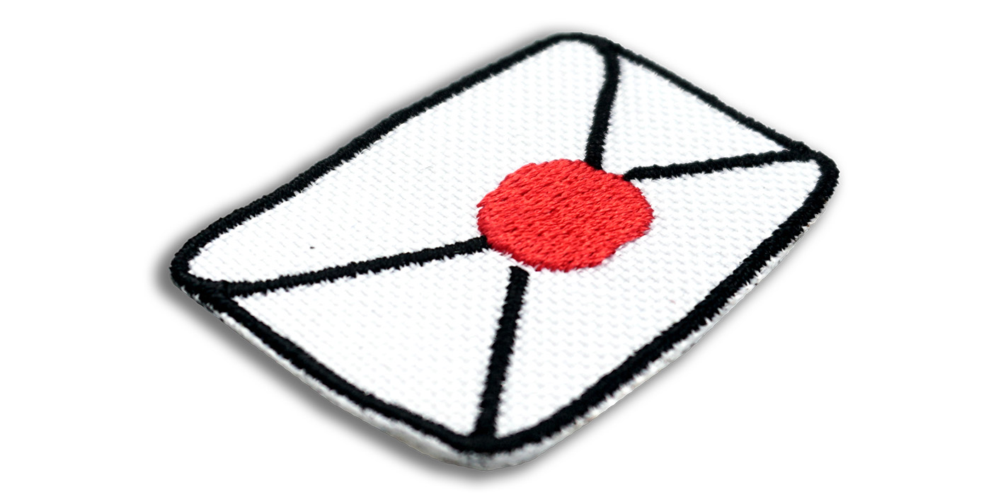 naszywka naprasowanka magiczne przedmioty list